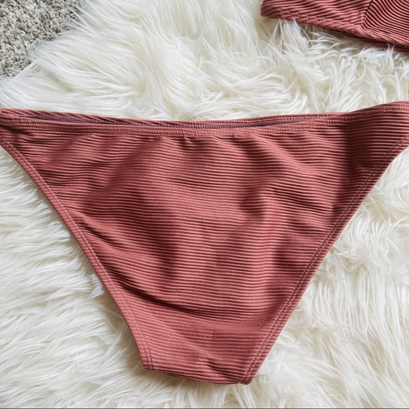 Cupshe | Ribbed Mauve Bikini - Picture 7 of 9